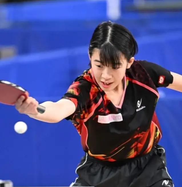 面手凛，日本的“神经刀”！日本世乒赛选拔赛，赛前不被看好的面手凛脱颖而出，拿到了