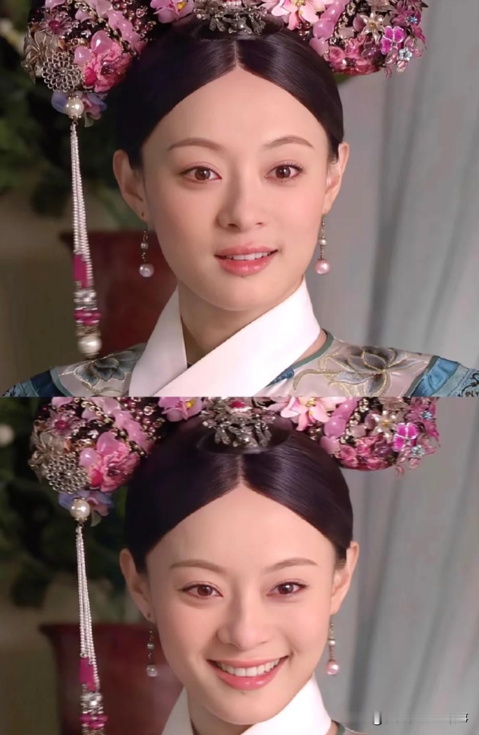 重温甄嬛传菀贵人时期的甄嬛真的美到我心坎里了！这个阶段的妆造清清爽爽，完