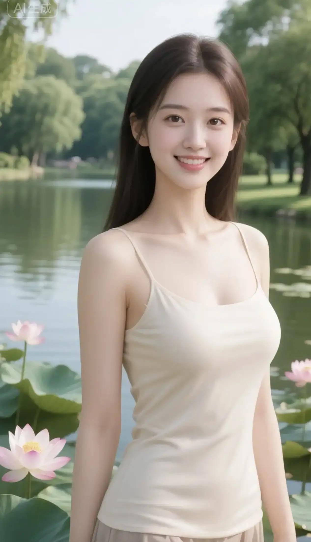 夏日清新，荷塘仙子🌸🌿🌺