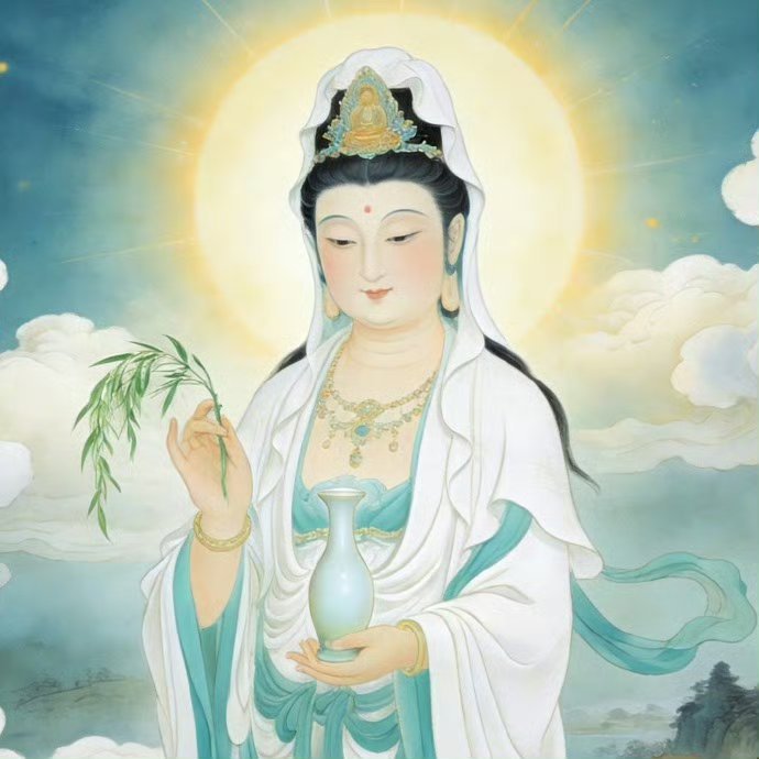 南无大慈大悲观世音菩萨🙏慈悲护佑，家人安康，岁岁无忧。[祈祷][祈祷][祈祷