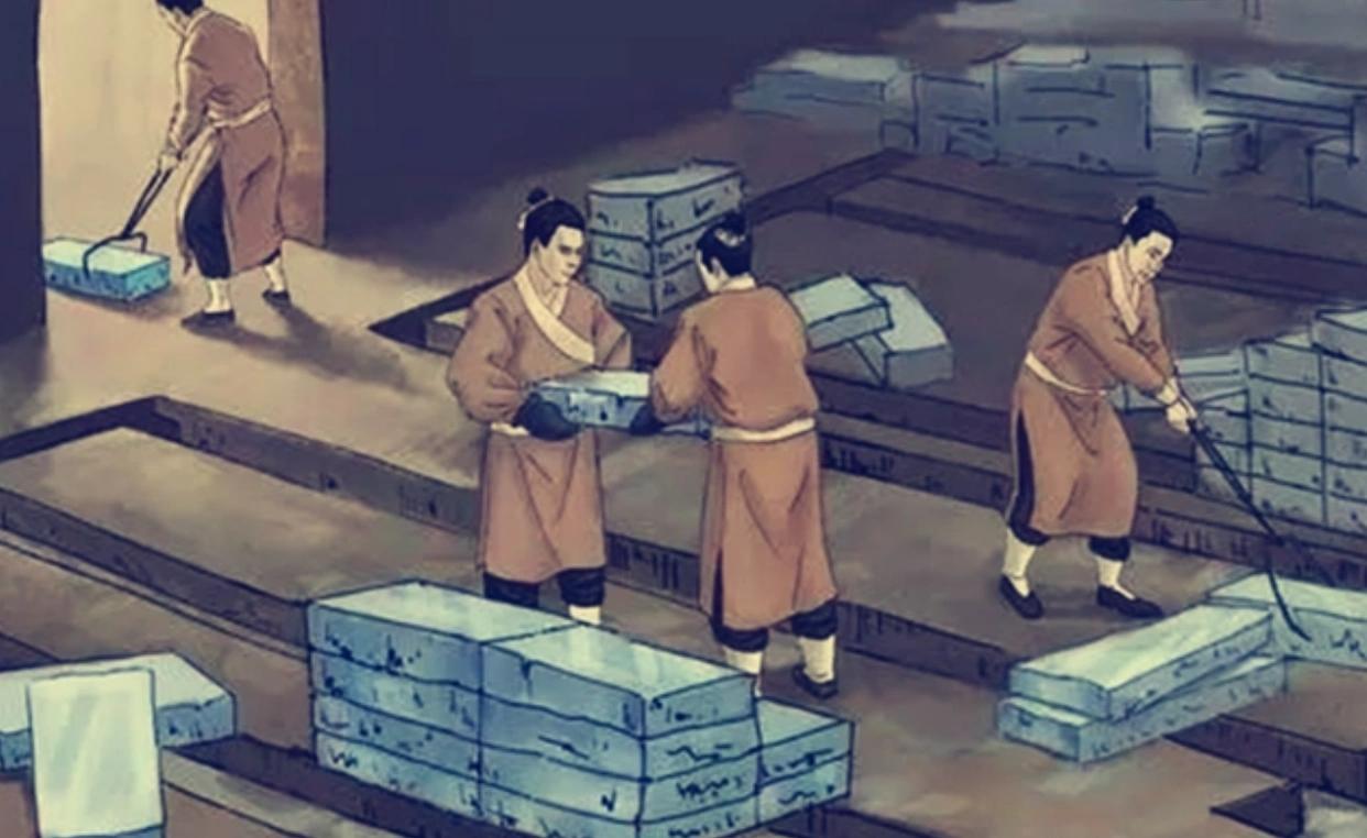 随着气温的升高，人们把很多东西放到冰箱里，以便长时间放置。那么在没有冰箱的古代，