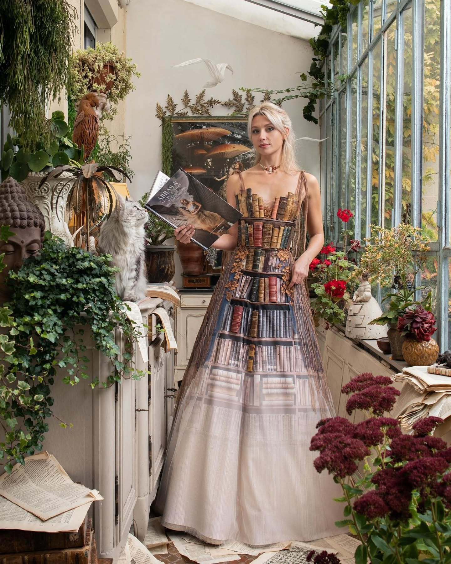 来自法国的定制品牌SylvieFaconCréatrice“如诗如画”的时