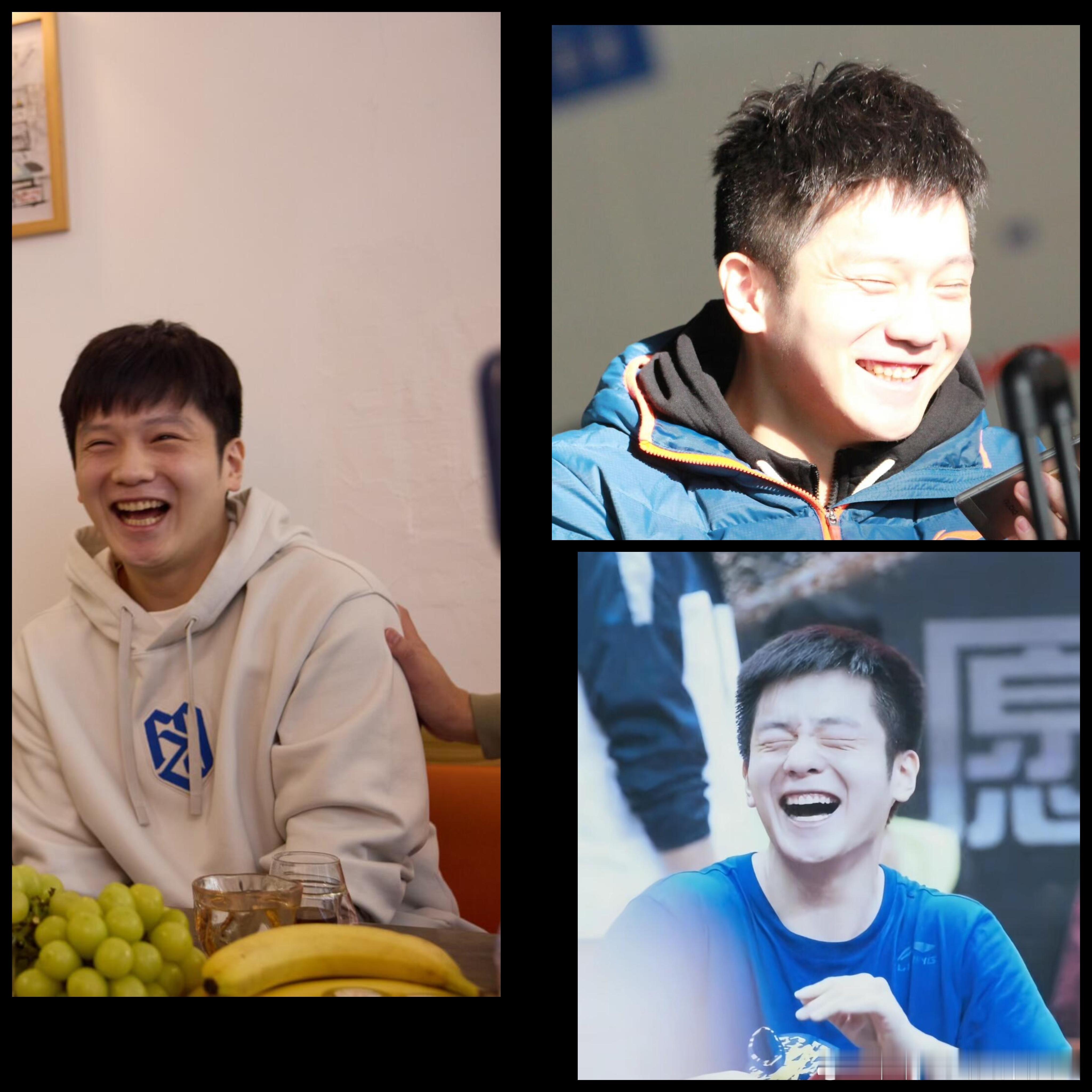 樊振东的笑容太有感染力了，真好！