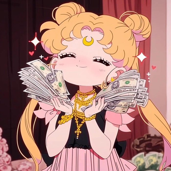 治愈系少女心可爱美少女战士月野兔卡通壁纸头像头像安利｜卡通手绘｜软萌头像｜审美封