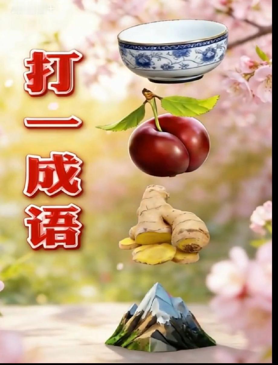 服了！这张图用碗李姜山藏成语，90%的人第一反应都错了