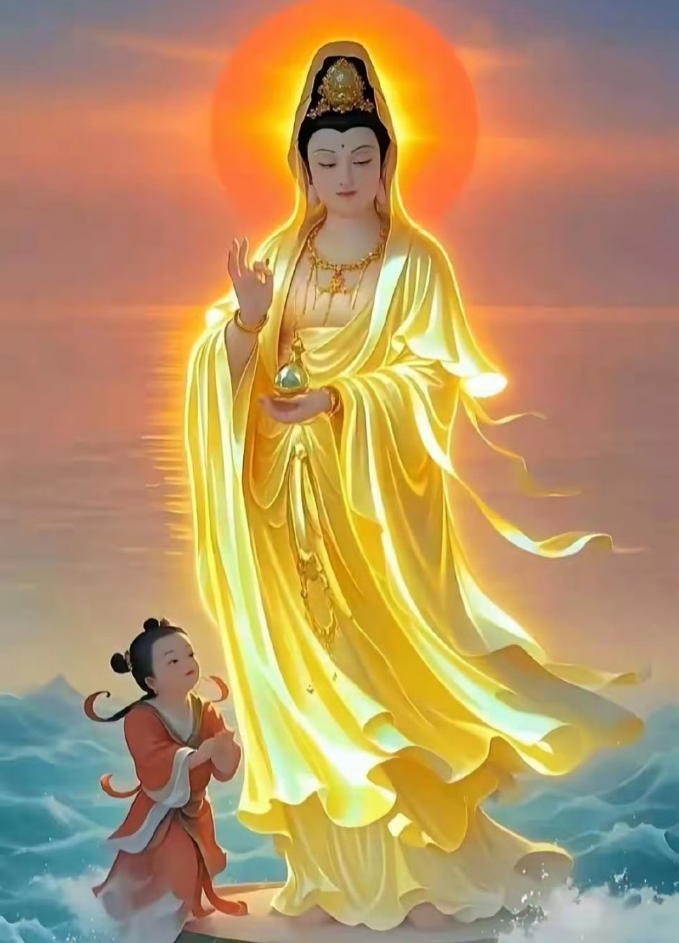 遇见菩萨，不要装作漠视不见，许下你的愿望，接下来你会万事大顺​​​