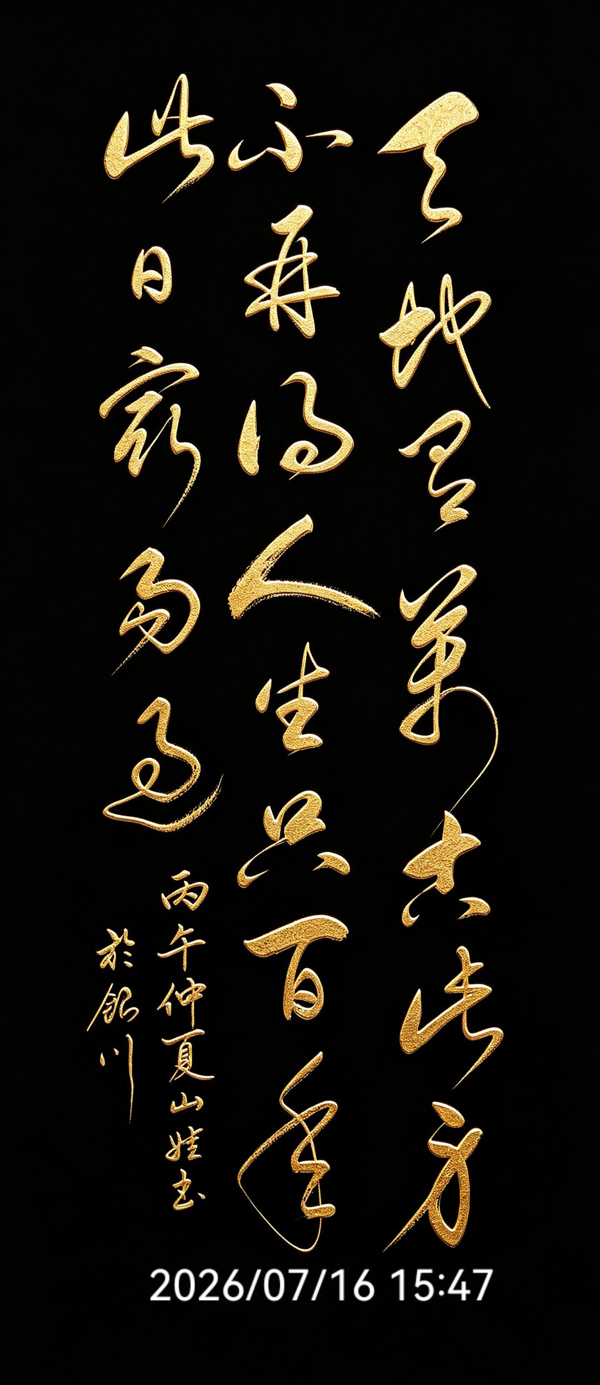 仅20个字，读懂这幅字，你就看透了人的一生！这幅草书写的是醒世名句：天地有万