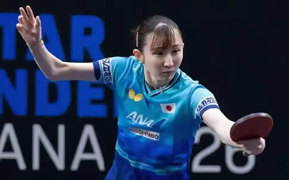 7月3日WTT美国大满贯女单8强决赛，早田希娜3一0韩莹11一6，11一9，1