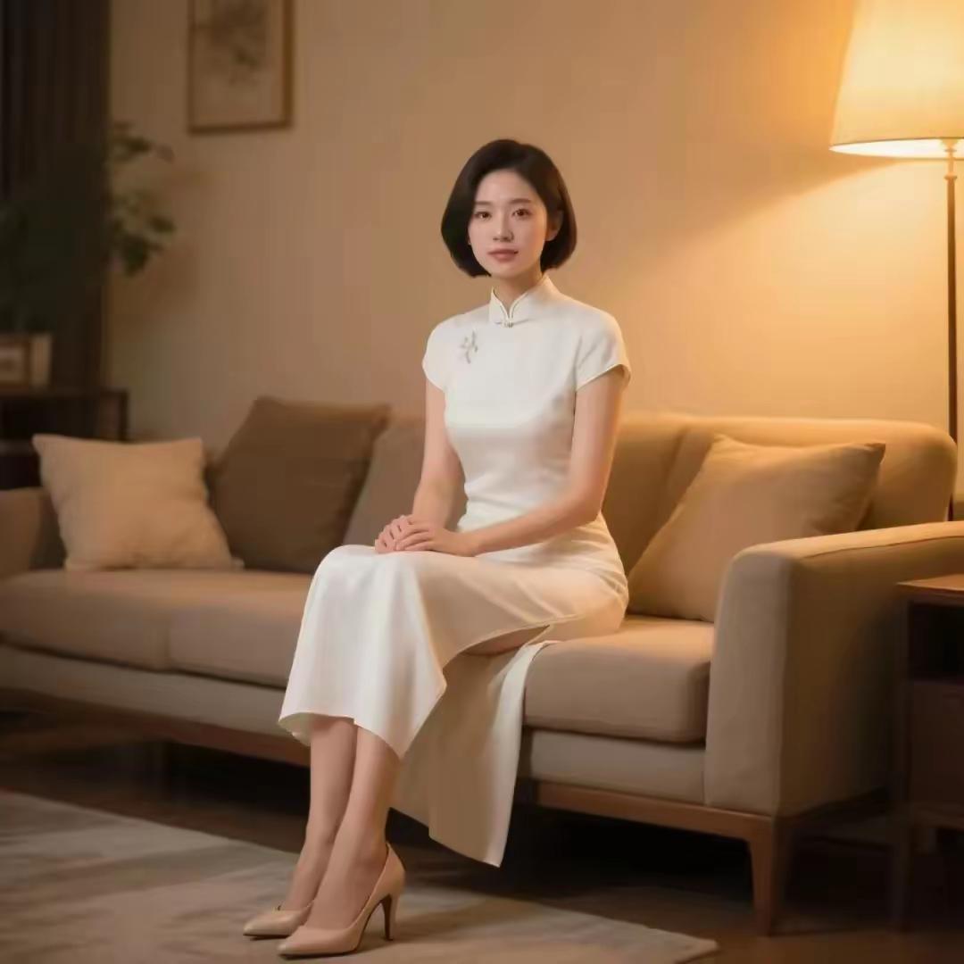 这是我见过穿旗袍最美的女人，成熟丰腴，非常干净