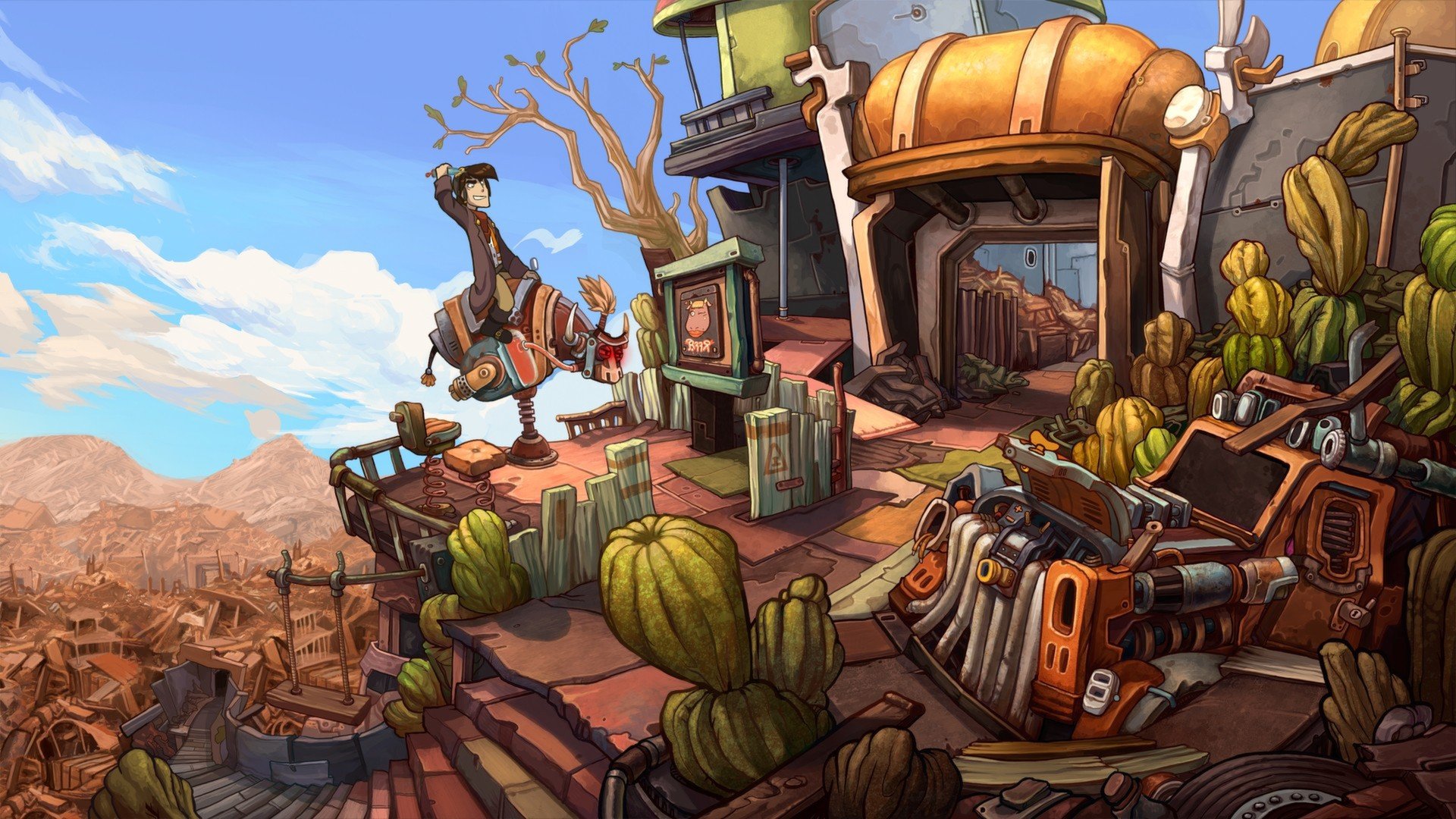 【Steam喜加一】喜剧解谜游戏《Deponia》已可在Steam免费领取，原价