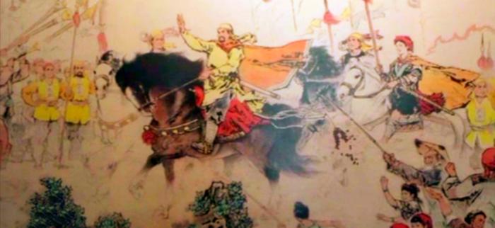 1853年，太平天国拥兵60万，战舰万余艘，杨秀清喜笑颜开。罗大纲告诉他：“东王