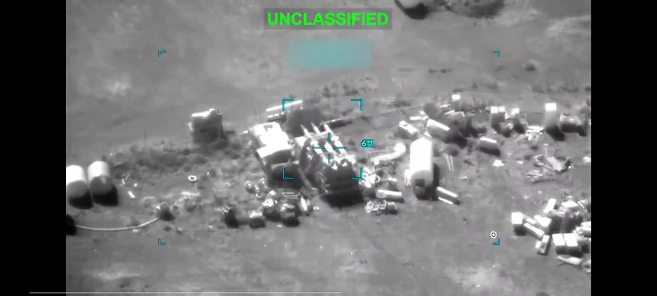 美国MQ-9A无人机摧毁伊朗美制MIM-23B“霍克”中程防空系统的发射装置，使