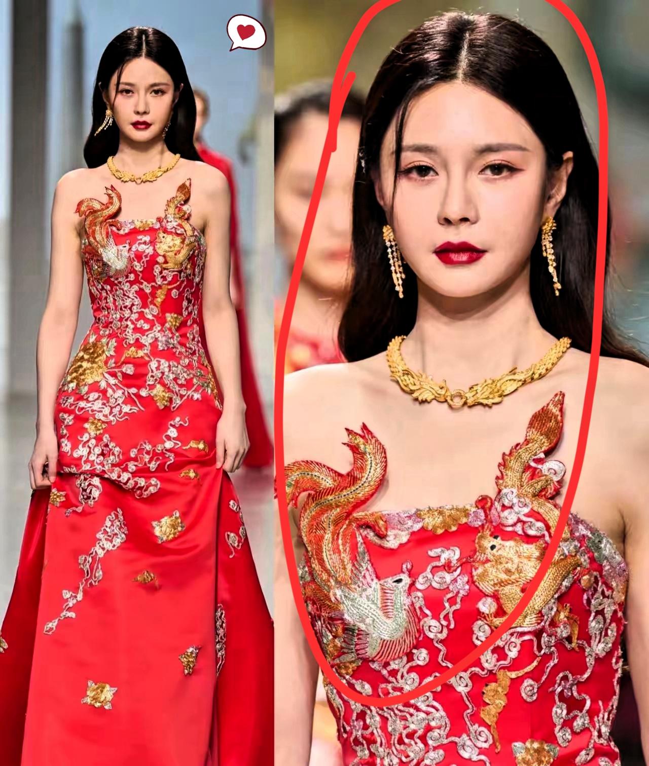 沈梦辰长相挺漂亮的，就是缺个婚礼，哪个女孩不想要个梦幻的婚礼呢好多人都替