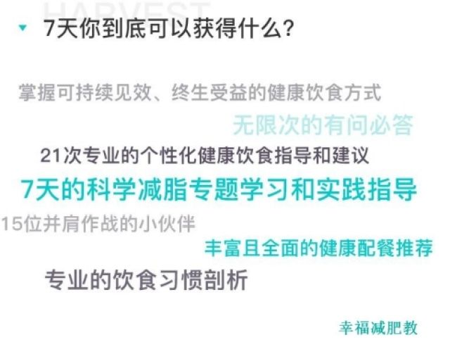 减肥方法大测评, 幸福吃瘦只有幸福减肥教
