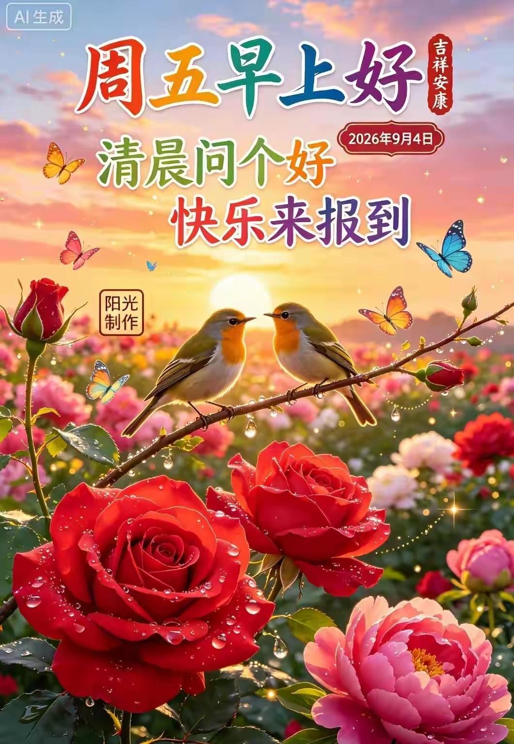 秋风吹散烦忧，晨光带来欢喜☀️又是周五，告别一周的忙碌，静待周末的温柔。
