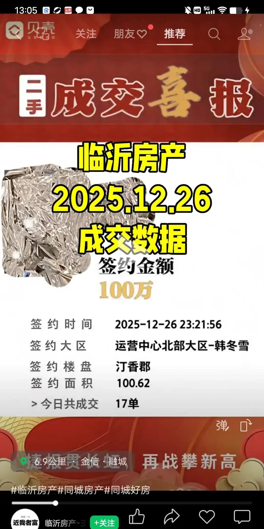临沂南坊汀香郡小区房价从一万三掉到九千多。2020到2022年那波热潮，小区靠