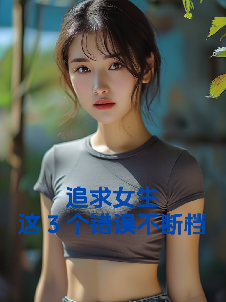 追求女生，这3个错误不断档