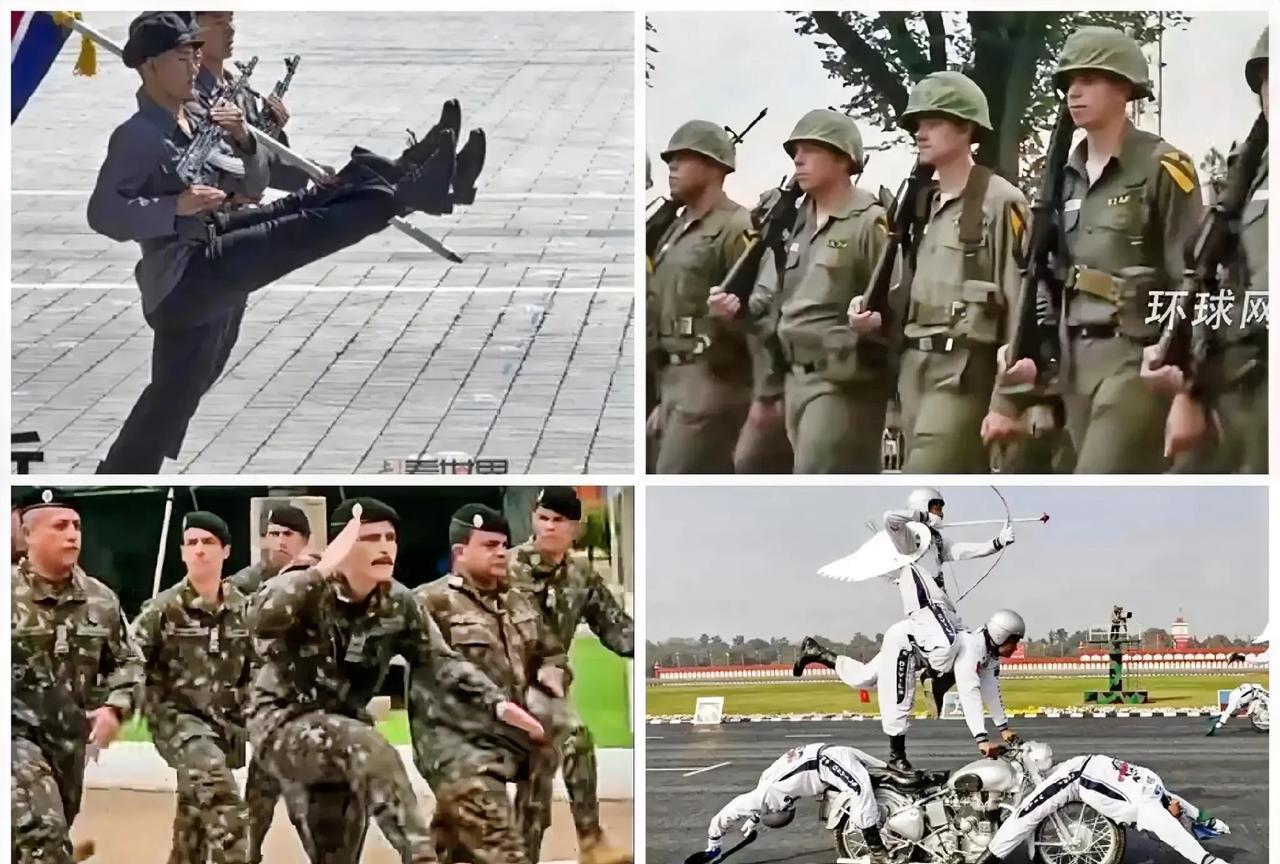 全球阅兵哪家强？美国阅兵讲究节能环保，主打一个低能量、低情绪阅兵，个个都是无精打
