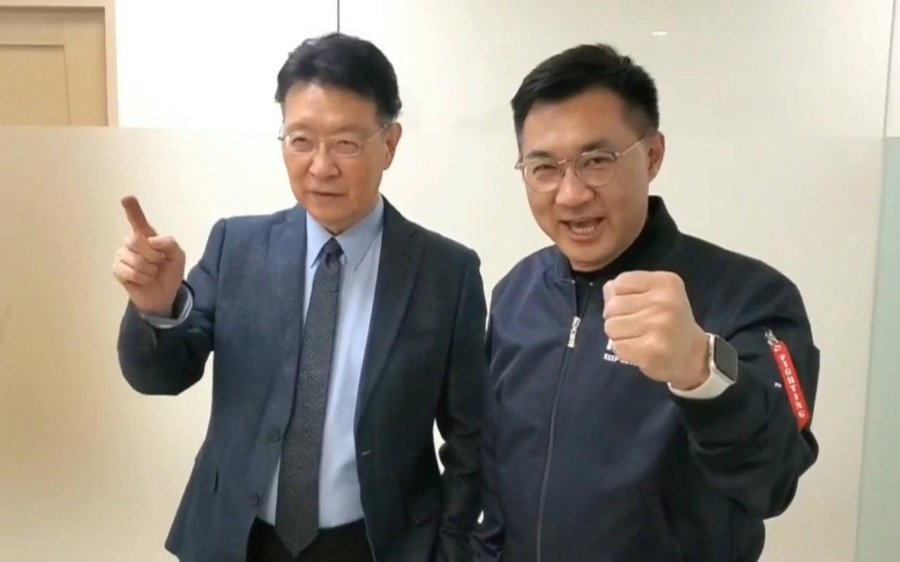 赵少康唯恐蓝营不乱！曝傅崐萁想当副院长，江启臣只回“谢谢”两字韩国瑜与傅崐萁