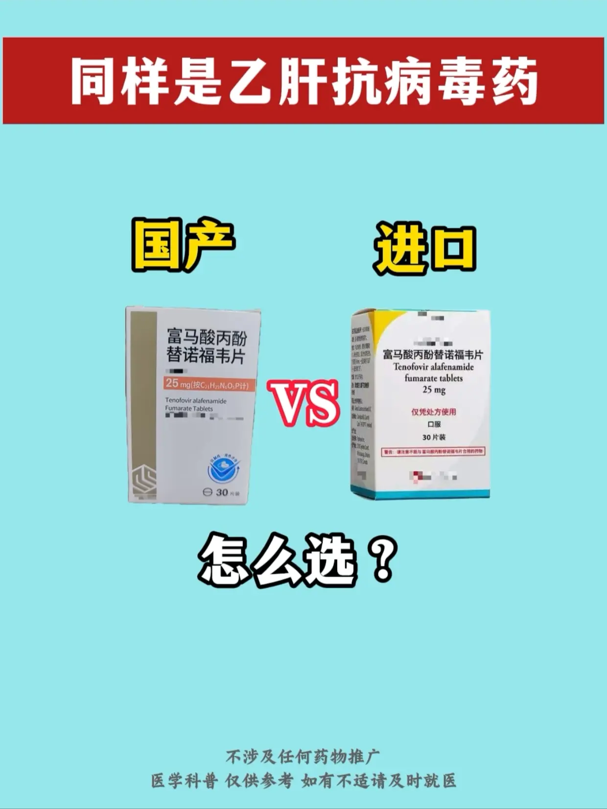 同样是乙肝抗病毒药，国产vs进口怎么选？。经常有乙肝患者纠结：抗病毒药...