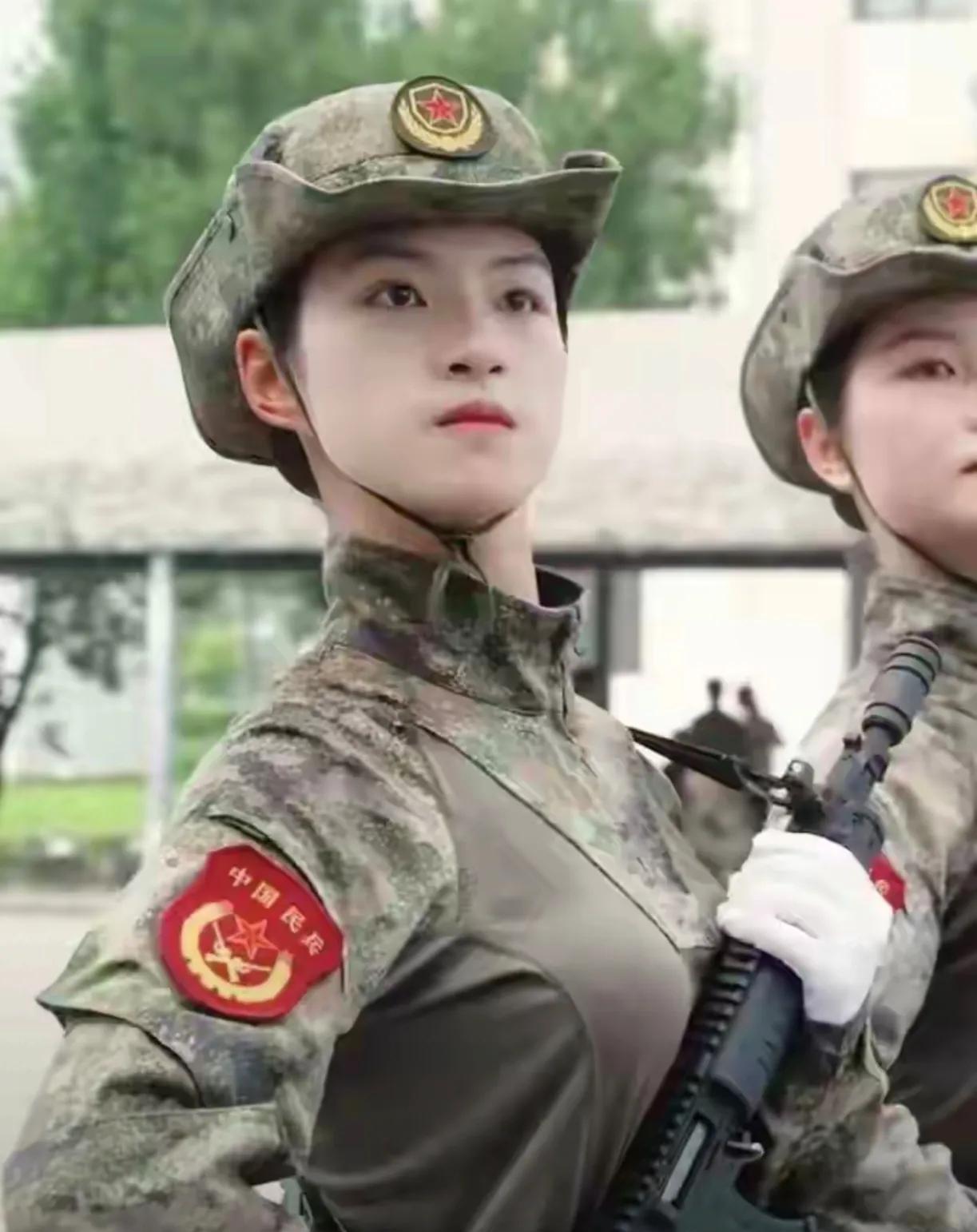怪不得阅兵式女民兵方队个个英姿飒爽，原来挑选条件那么高！在纪念抗日战争胜利的9.