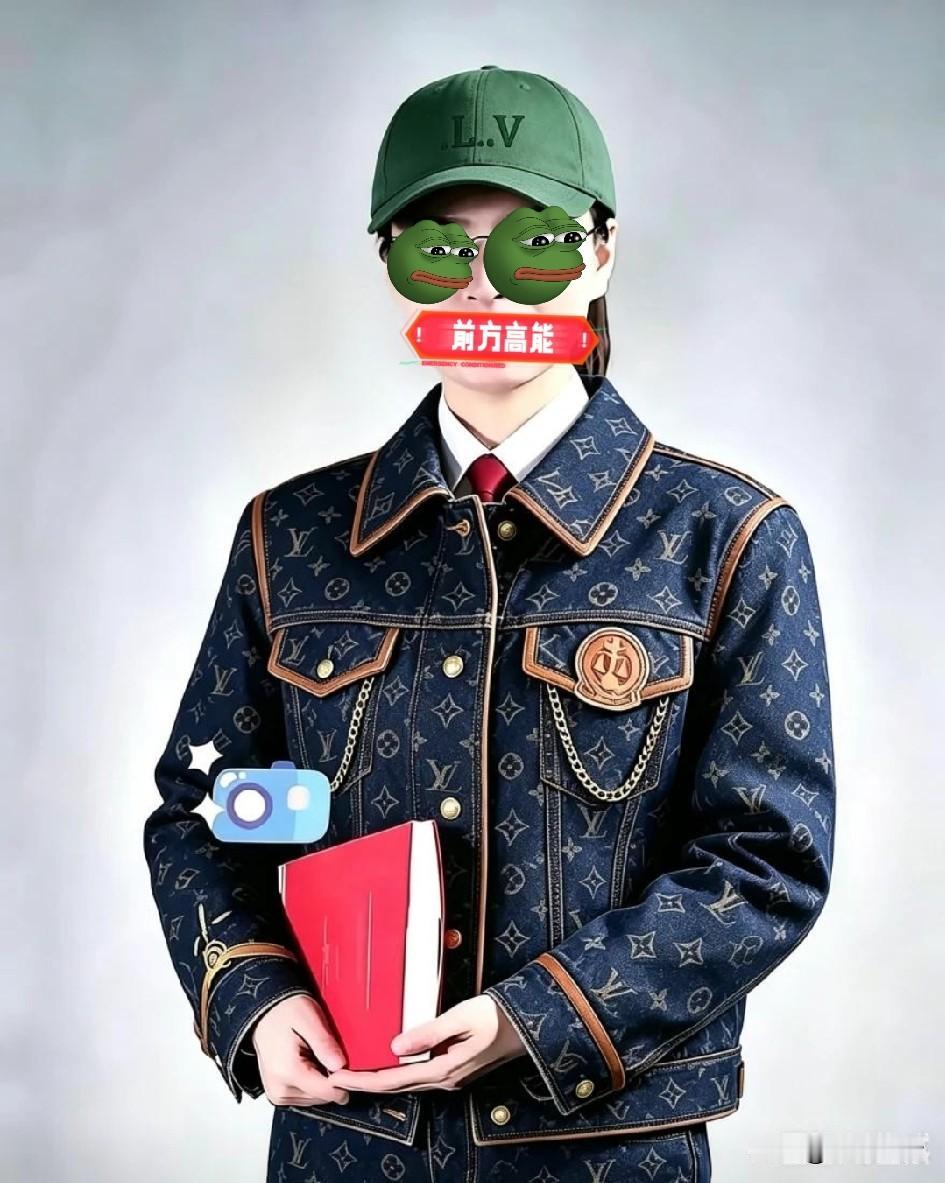 LV野生代言人，牛批！虽不完全无辜，却也不妥，遮脸较好，漫画风艺术再加工更好[