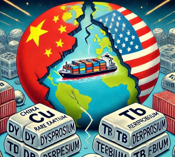 稀土与稀有金属供应的影响可能被低估了，美国军事工业真可能被废了半条腿2025年