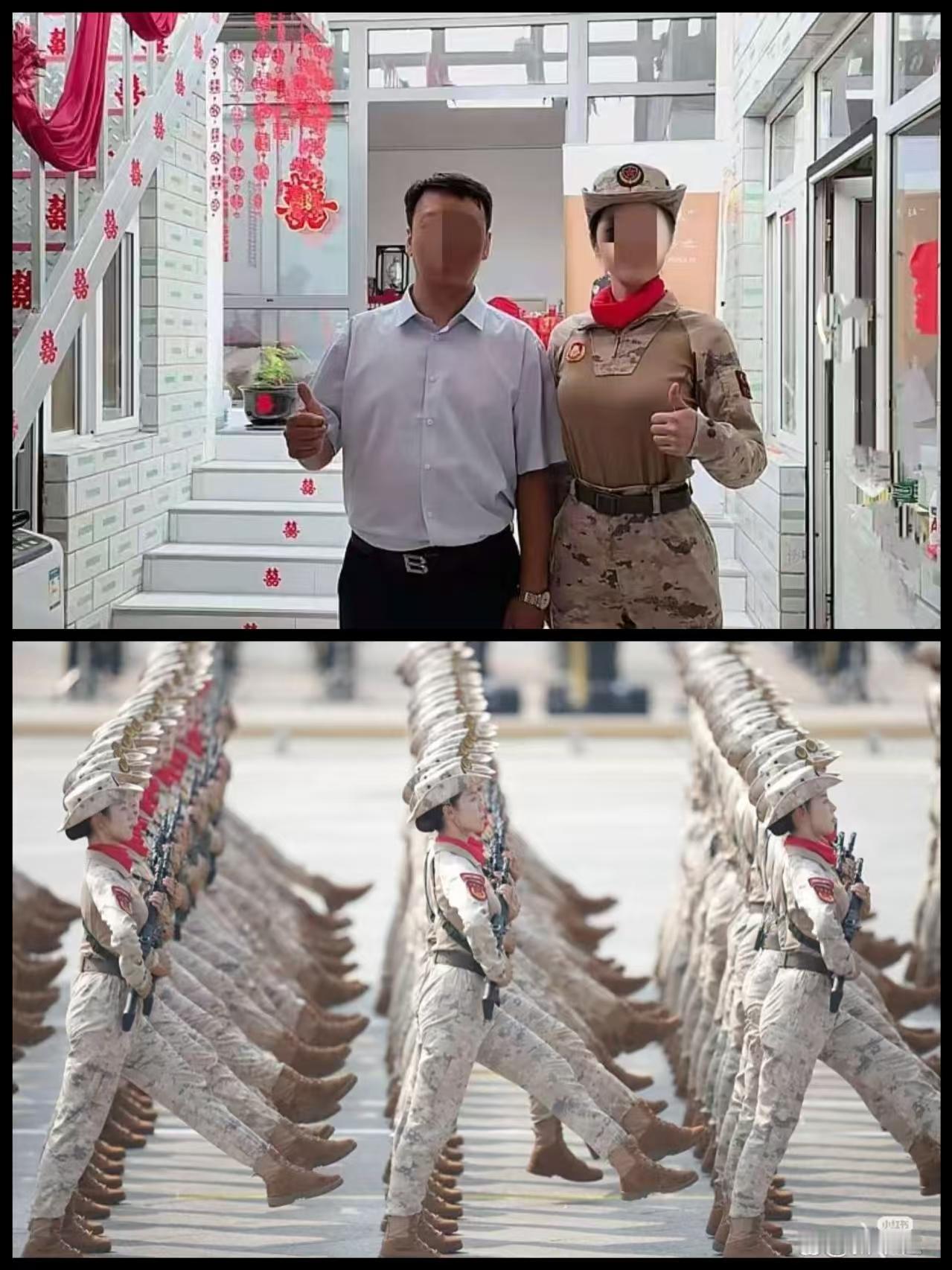 穿着受阅军装到处走穴，甚至去参加红白喜事，这真的很令大众反感。入选阅兵方阵本