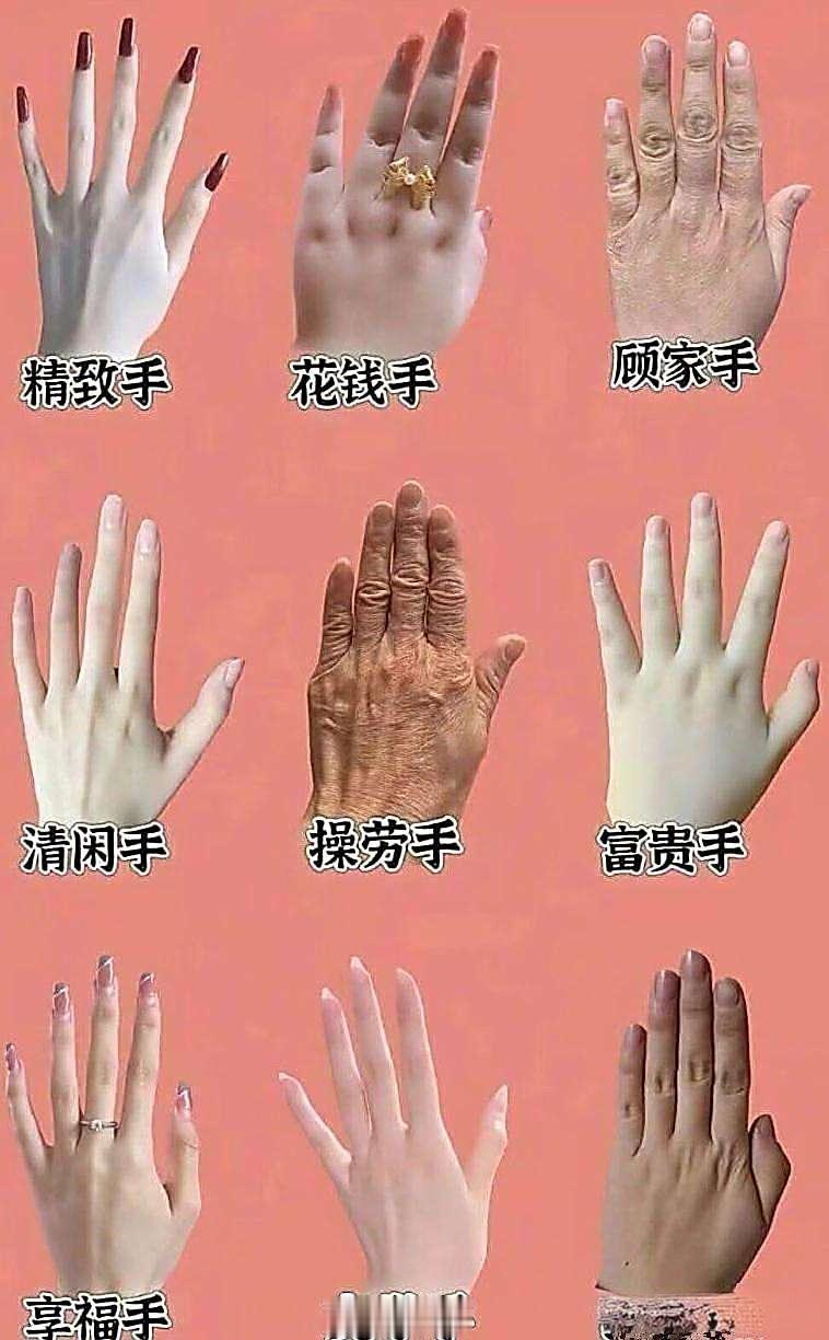 粉丝宝宝们，你的手属于哪一款？[比心]