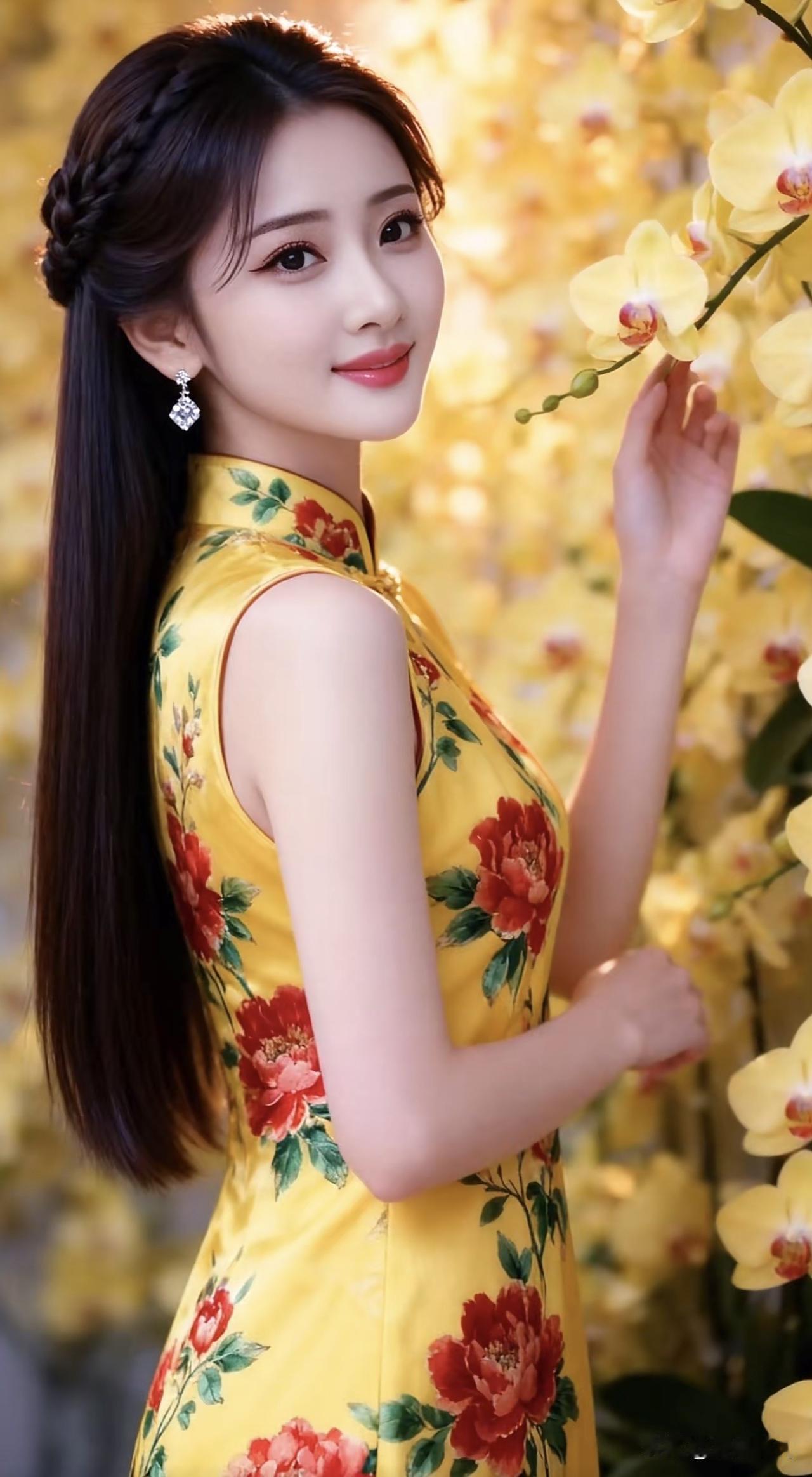 优雅旗袍，绽放东方之美美女旗袍照减龄中式旗袍国风范中式旗袍减龄中式旗袍国