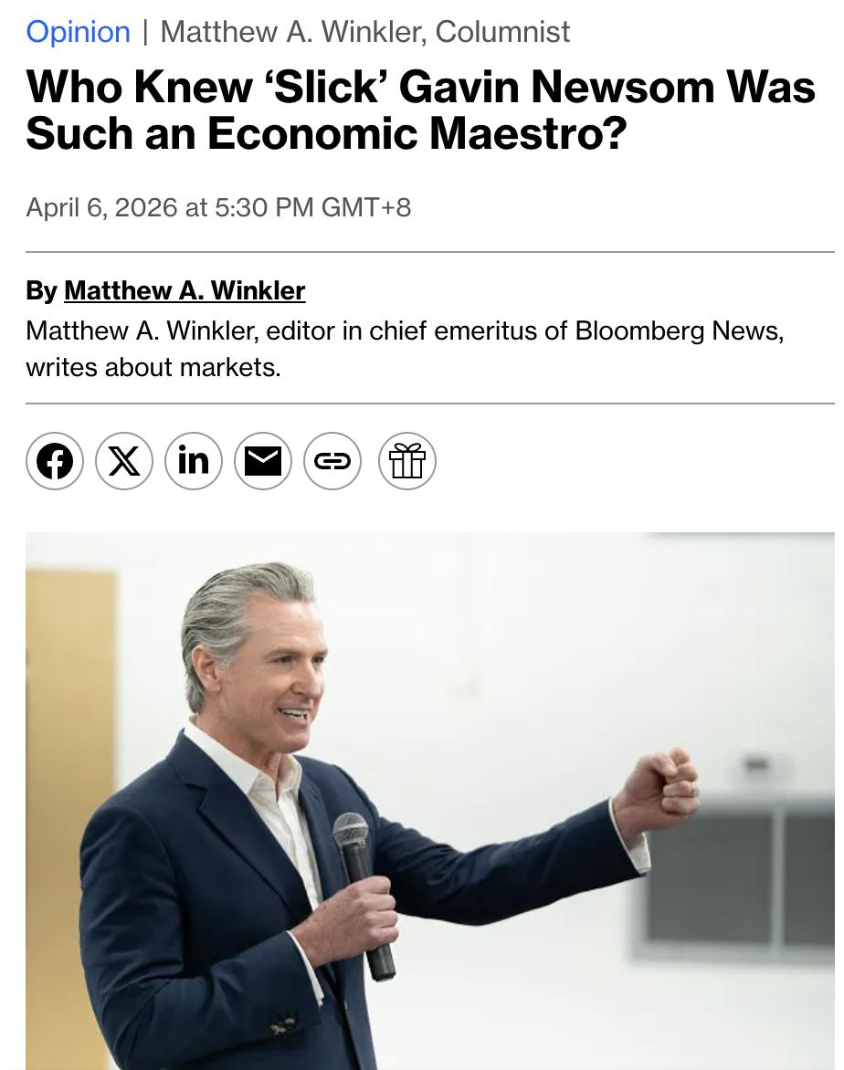 美媒：尽管媒体充斥着加州野火、住房危机、企业外流等负面报道，州长加文·纽森治下的