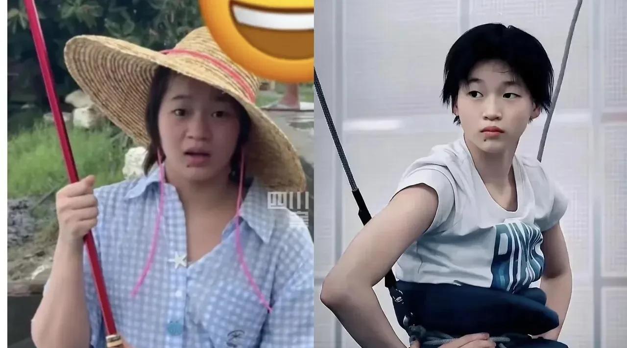 这还是全红婵吗？谁能认出来？全红婵在老家养伤，这段时间没有高强度训练，又