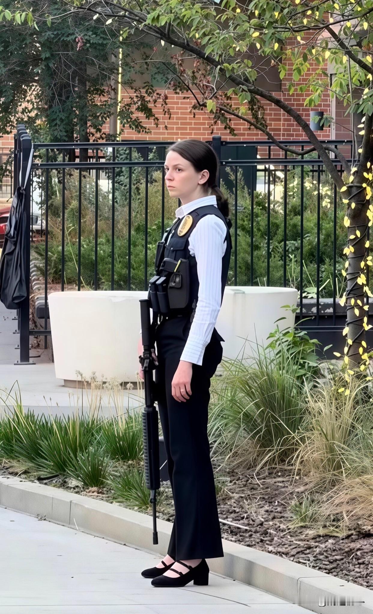 美国女警能抓住坏人吗？在中国大部分女警都是干文职工作的，别被电视里面的武艺高强的