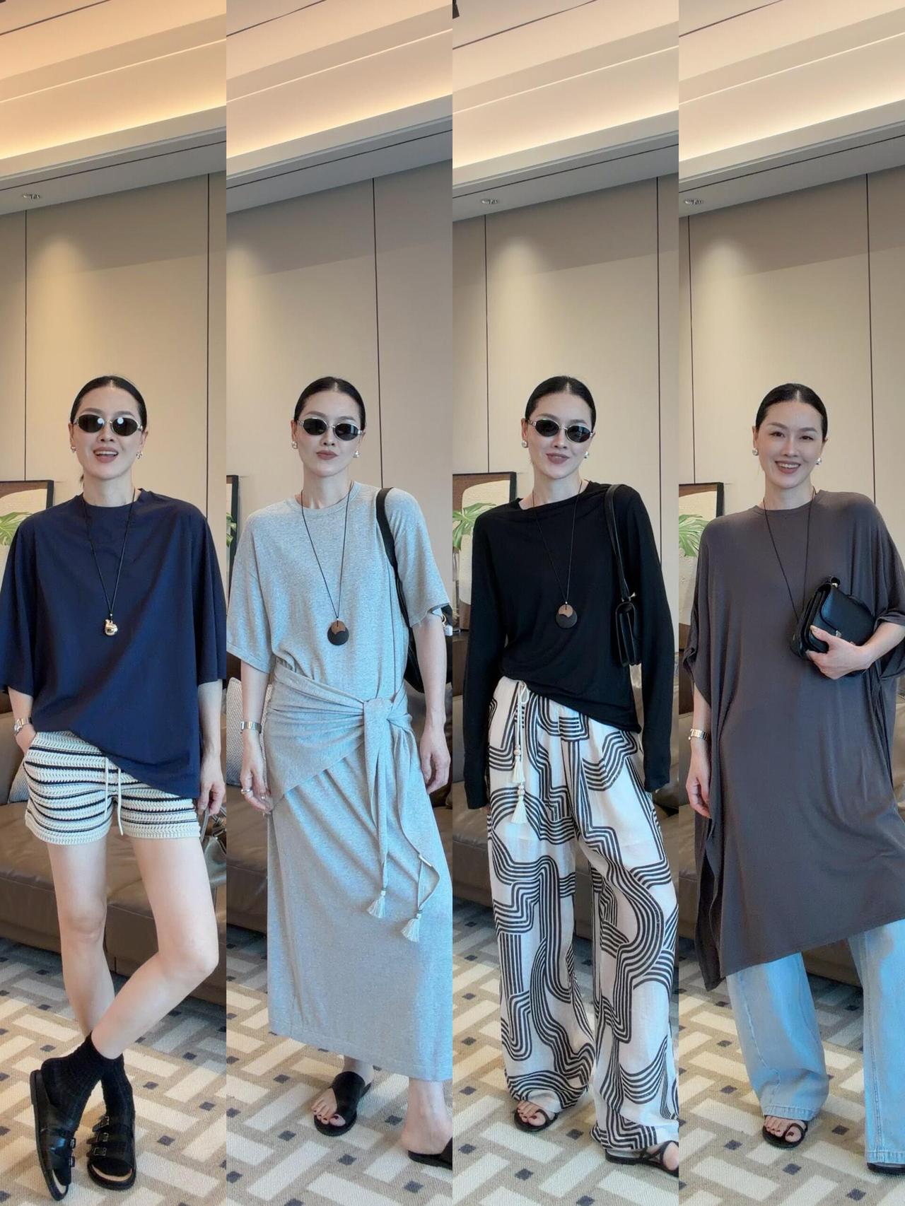 熟龄这样穿，优雅又高级！这组适配轻熟、熟龄女生，主打垂顺丝质、软糯针织、透气棉