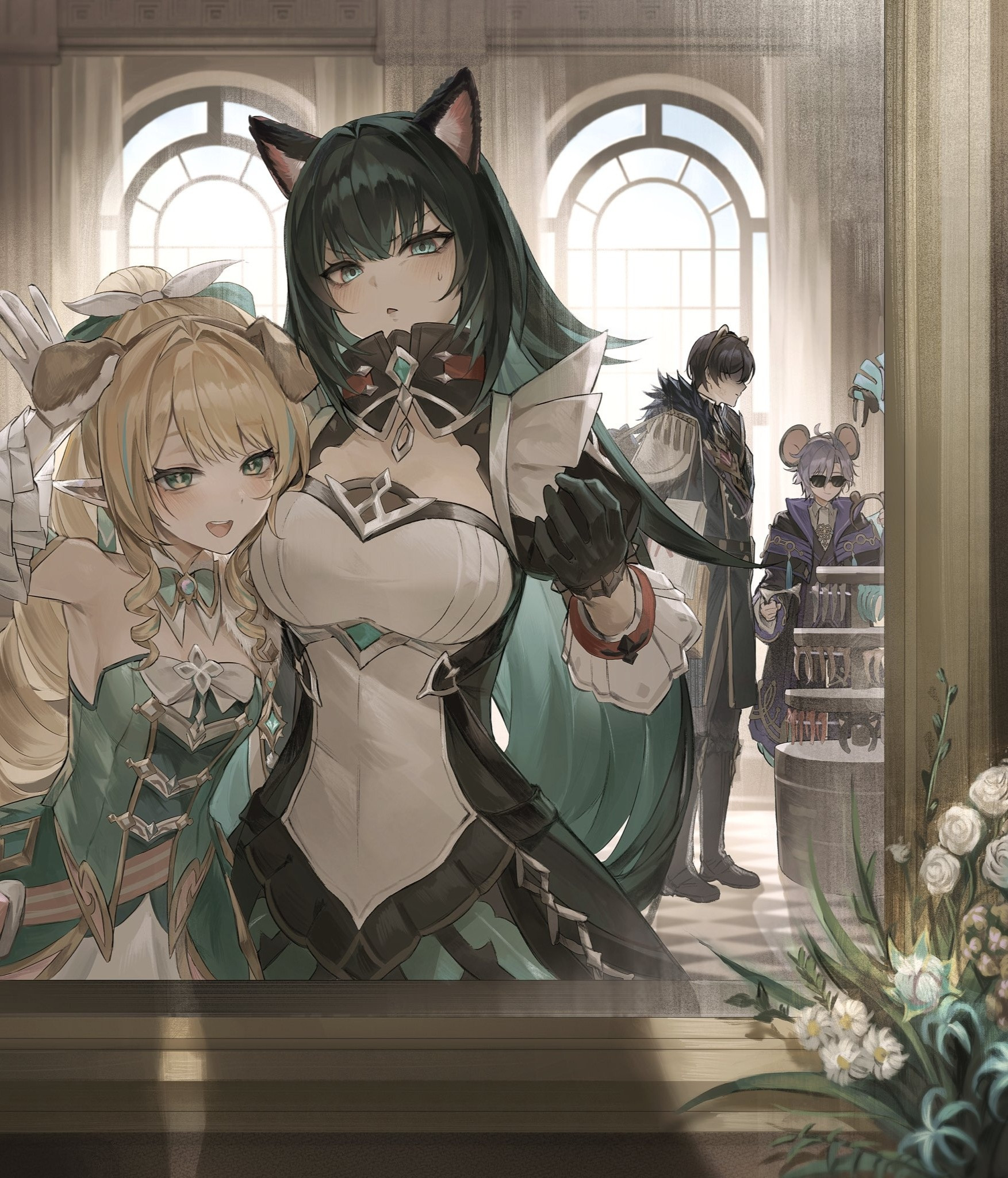 动漫至冬咖啡厅画师：JI