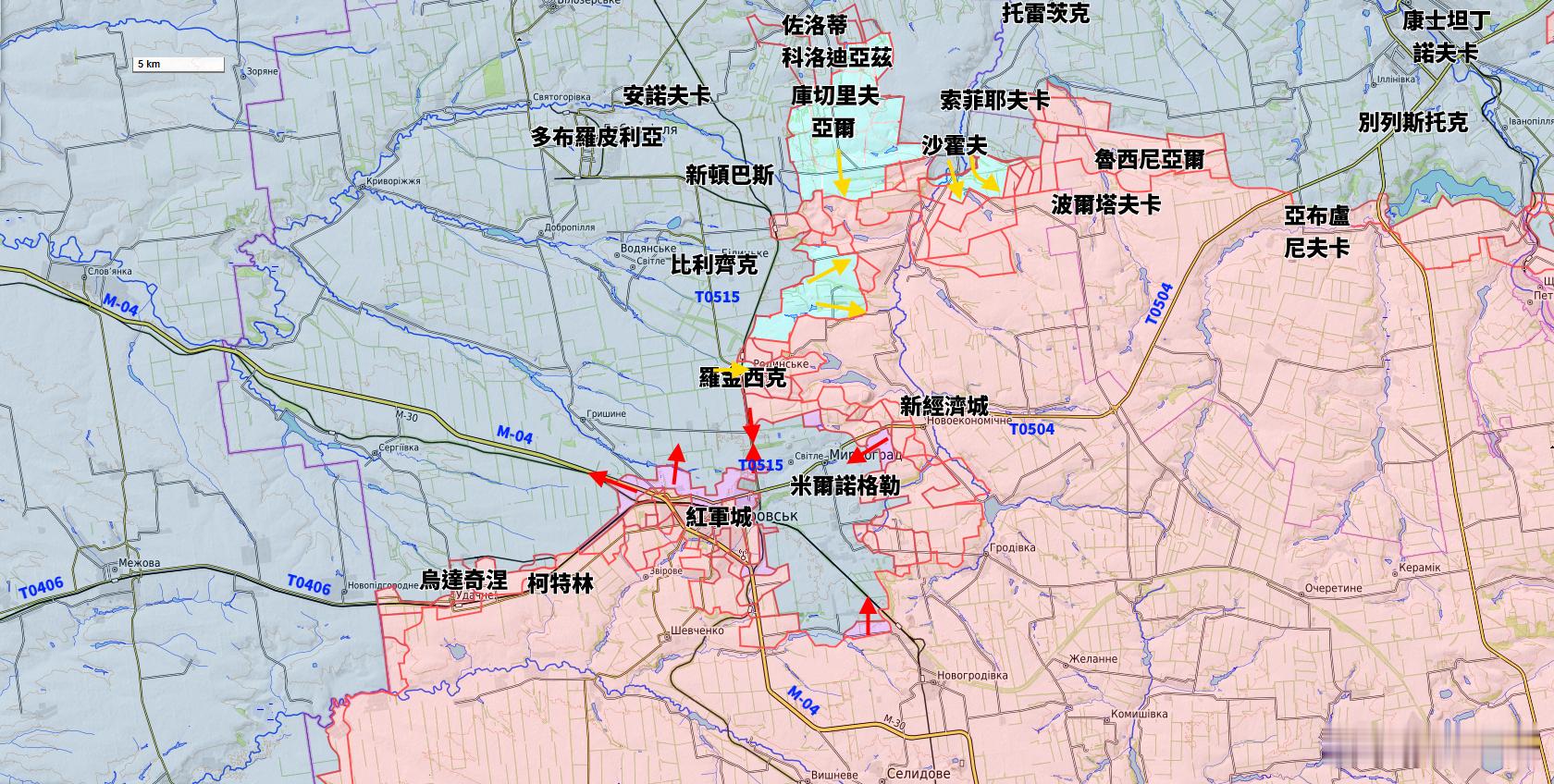 更新紅軍城一線態勢1.西爾斯基將紅軍城最後解圍的希望寄託在多布羅皮利亞突出部以