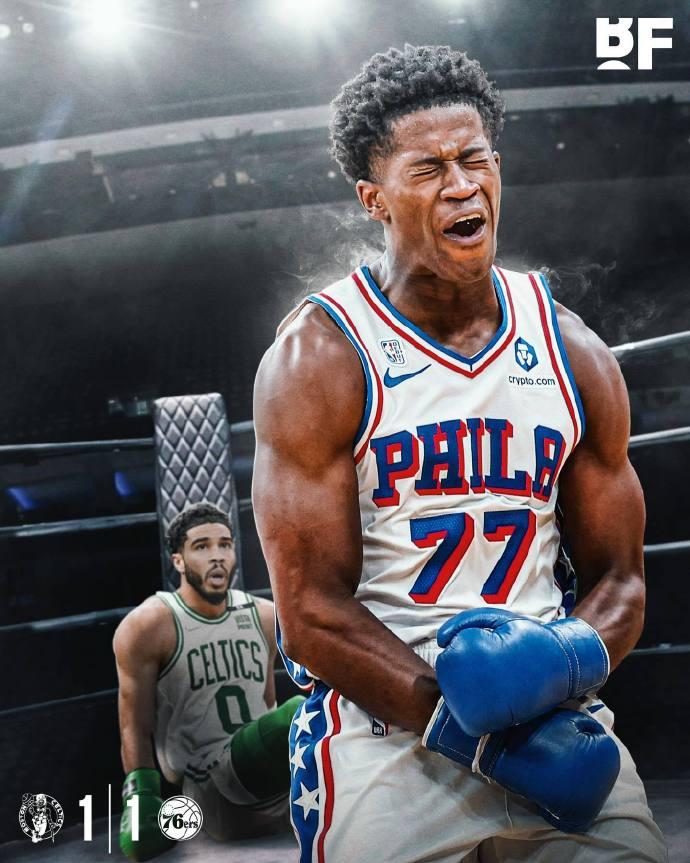 76人1-1凯尔特人魔术1-0活塞老鹰1-1尼克斯骑士2-0猛龙整个东