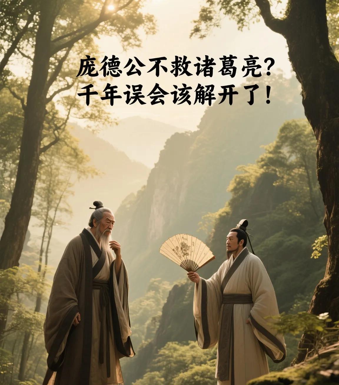 庞德公不救诸葛亮？千年误会该解开了！五丈原的秋夜，油尽灯枯的诸葛亮喊着
