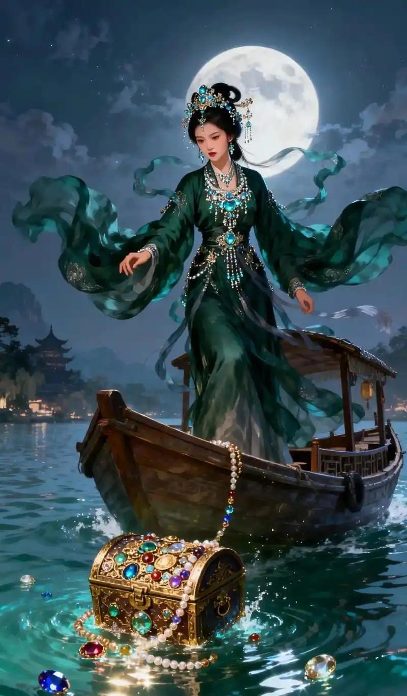 明朝万历年间，浙东李生靠捐资进入京城国子监读书，与教坊歌女杜十娘情意最为深厚。两