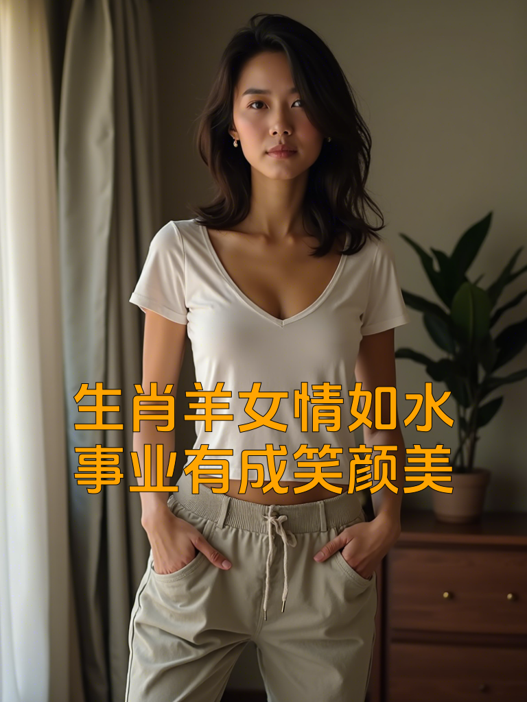 生肖羊女情如水，事业有成笑颜美