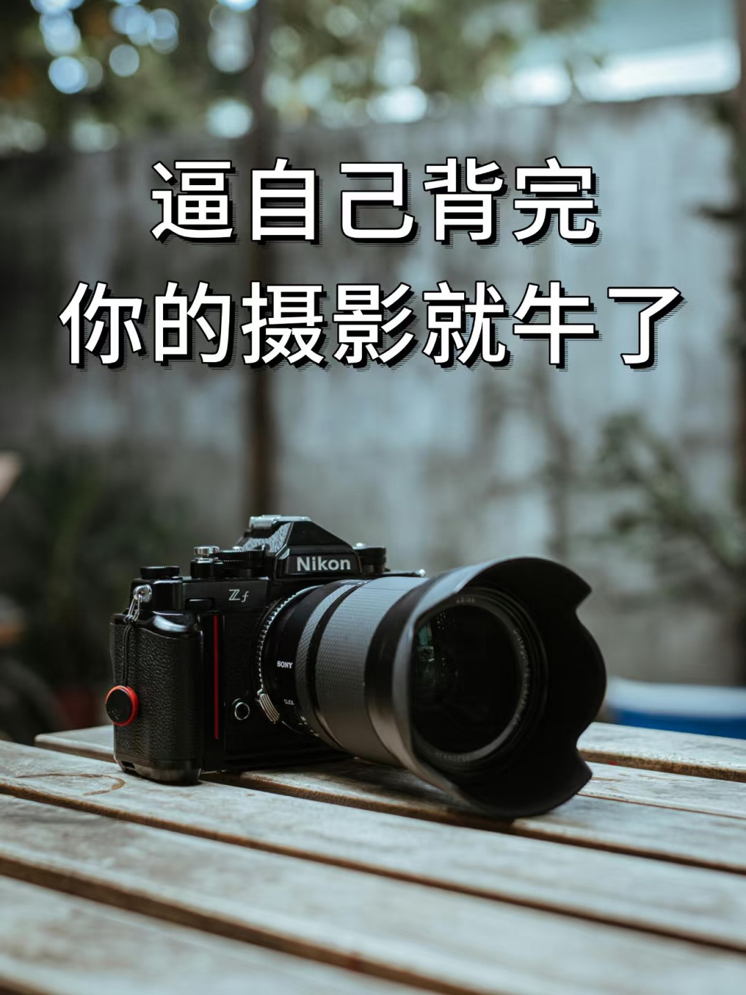 逼自己背完，你的摄影就牛了！！