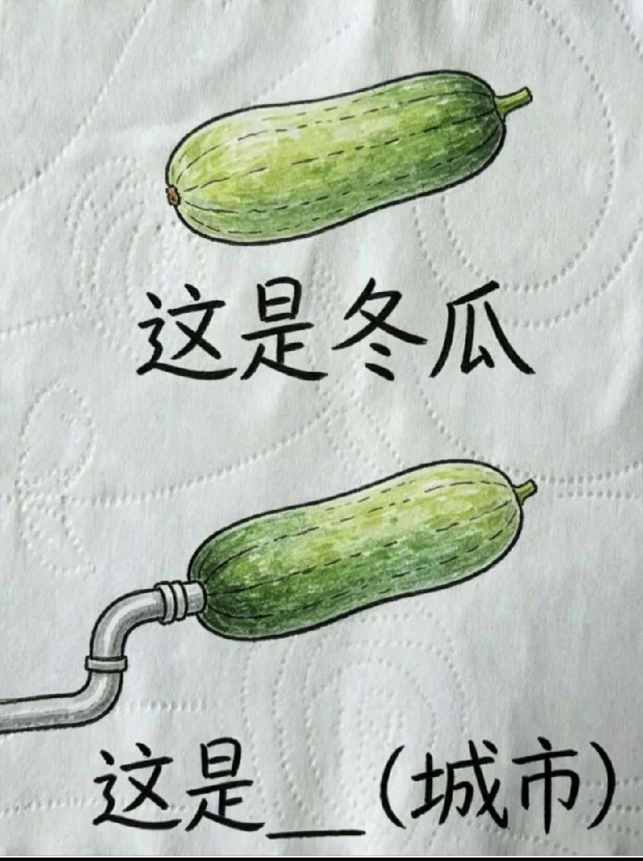 脑洞猜城市｜冬瓜接根水管，这个谐音梗你猜到了吗