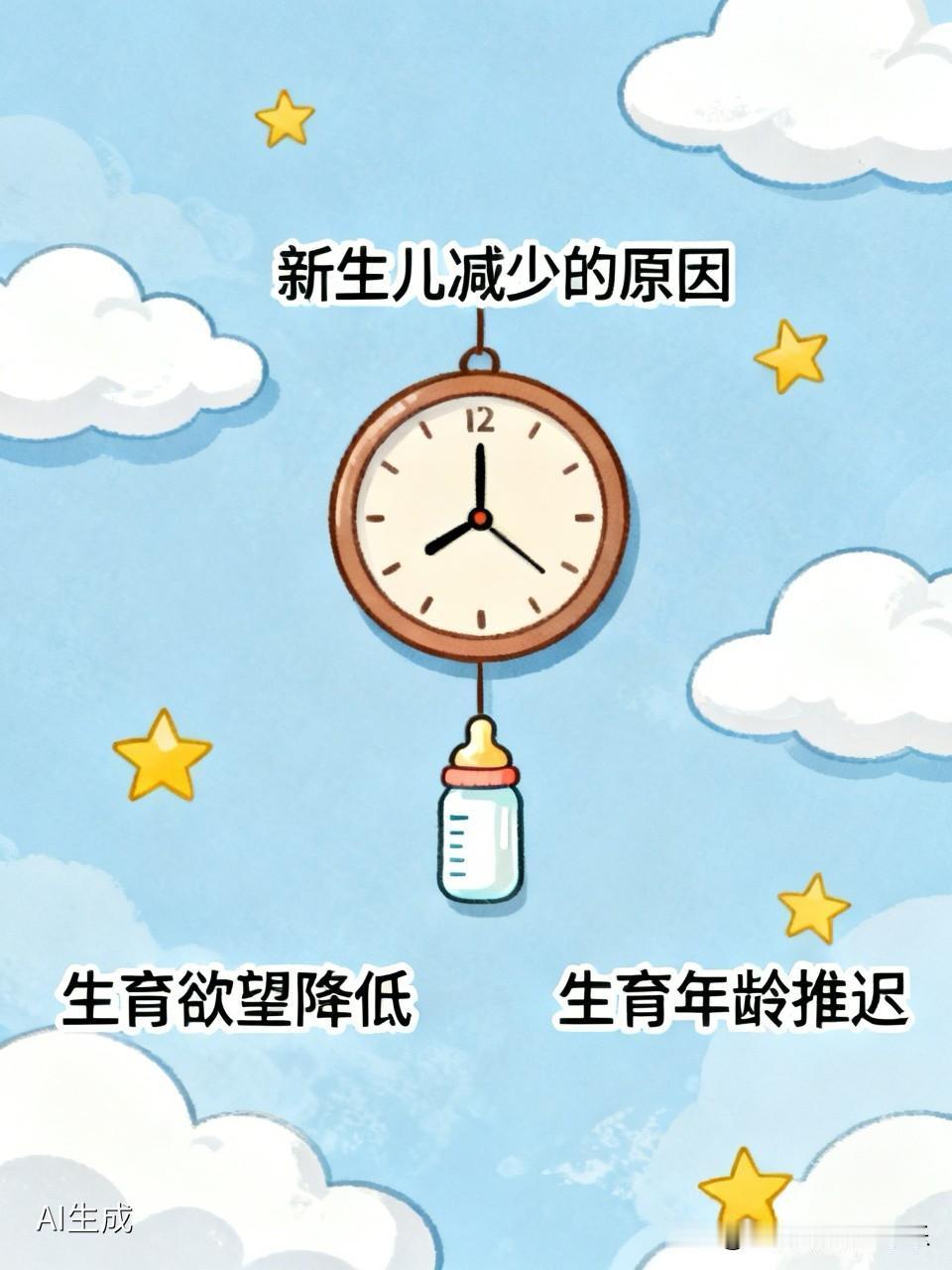 新生儿越来越少，一个是大家的确生孩子的欲望没过去那么强了，还有一个原因，就是大家