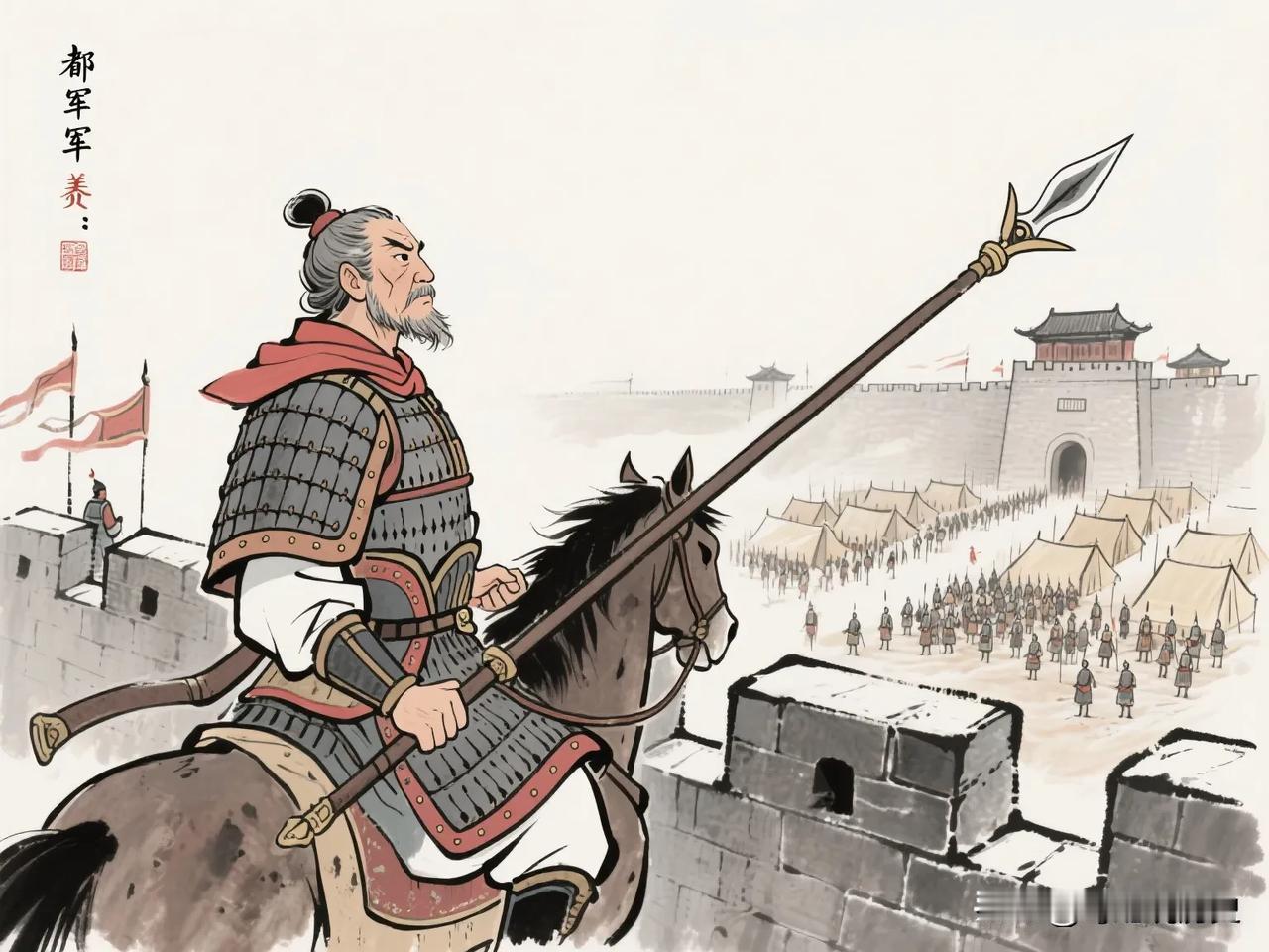 咸淳十年，元兵势如破竹。南宋扬州城下，都统制姜才，年近五旬，鬓角已染风霜，一双虎
