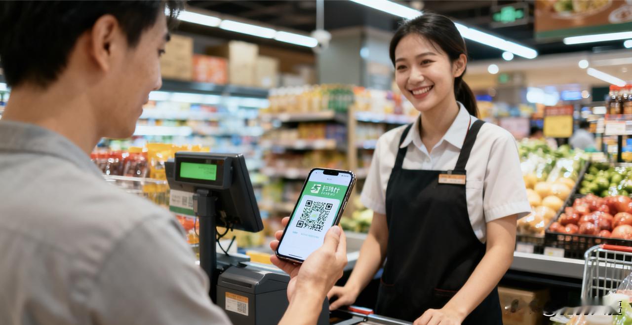 一位美国华人看到东方大国的手机支付方式说总要扫码又要输入密码觉得麻烦，还不如