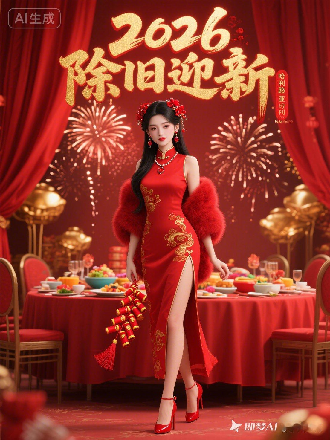 2026年除夕迎新，红红火火过大年！