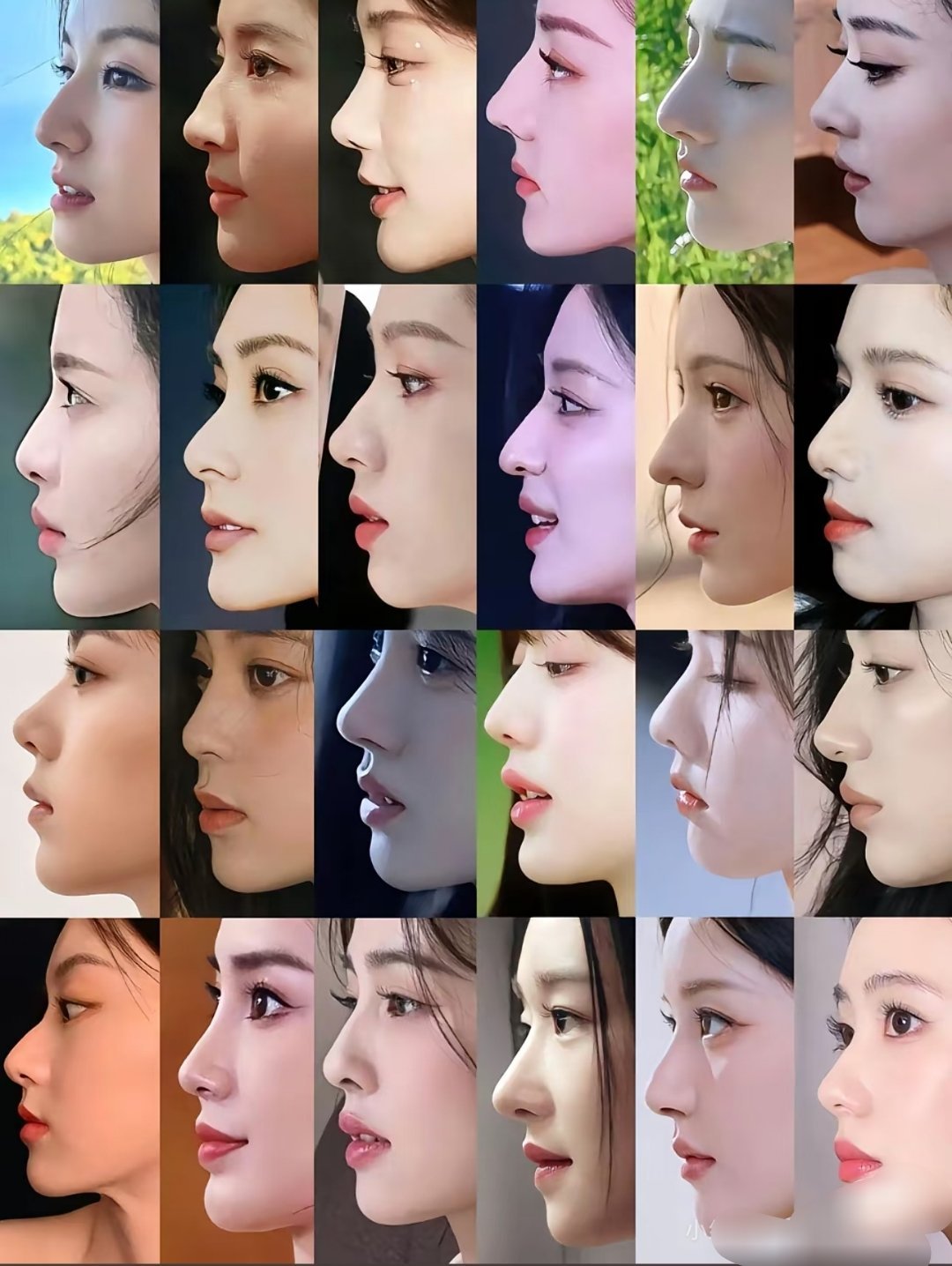 女星侧脸大赏