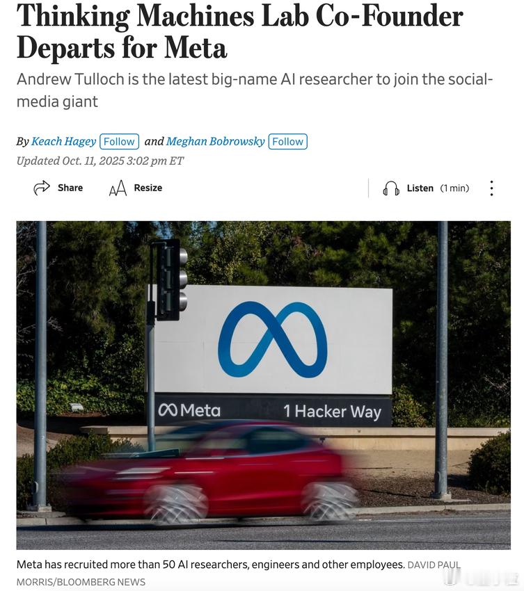 Meta或放弃Llama5Llama核心人物被小扎高薪挖回最近，Meta大模型L