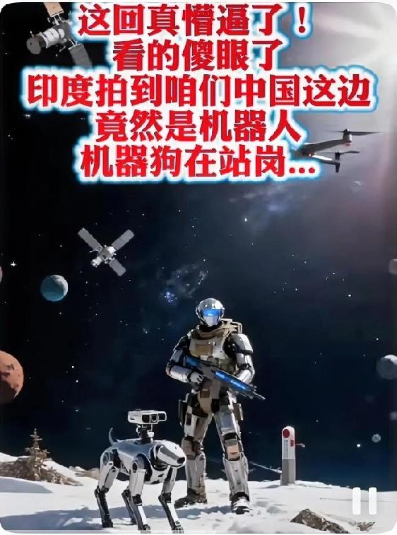 中印边境雪地里突现“钢铁哨兵”！印度军队偷拍到的视频被公开后，下一秒他们当场就笑