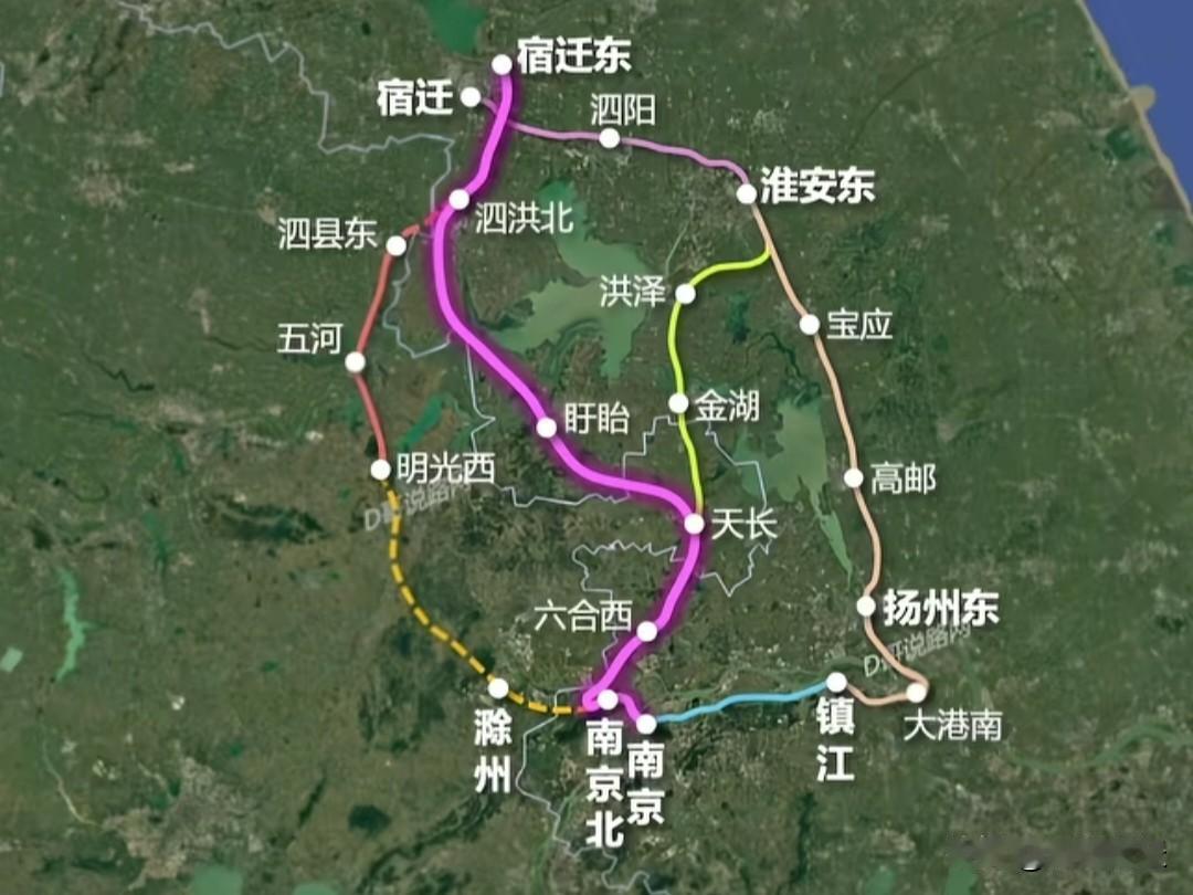 宿迁未来将拥有四条通往南京的高速铁路，这着实令人满心期待！宿迁的这些高铁规划若能